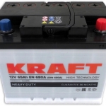 Купити акумулятор KRAFT 65AH 680A