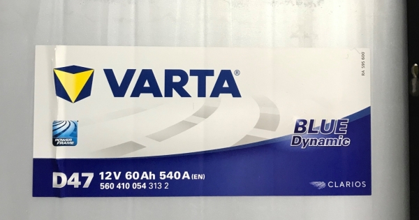 VARTA (D47).(D48), BLUE dynamic 60Ah 540A 12V азія (173x225x232)